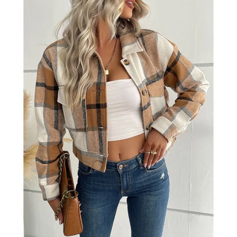 Berg-Feldt | Trendige Karierte Jacke für Damen