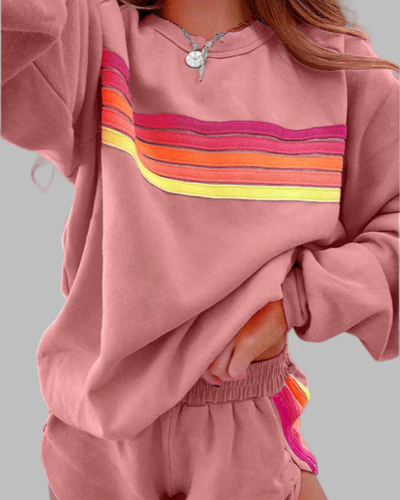 Berg-Feldt | Gestreiftes Pyjama-Set