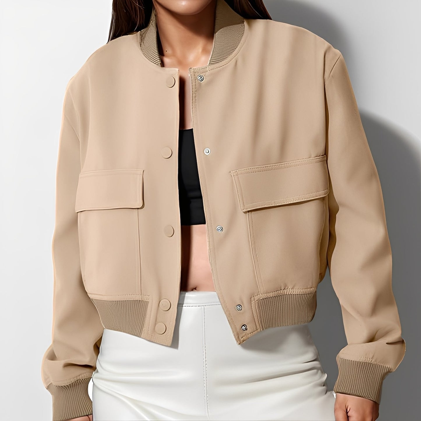 Berg-Feldt | Lässige, lockere Jacke mit großen Taschen für Frauen