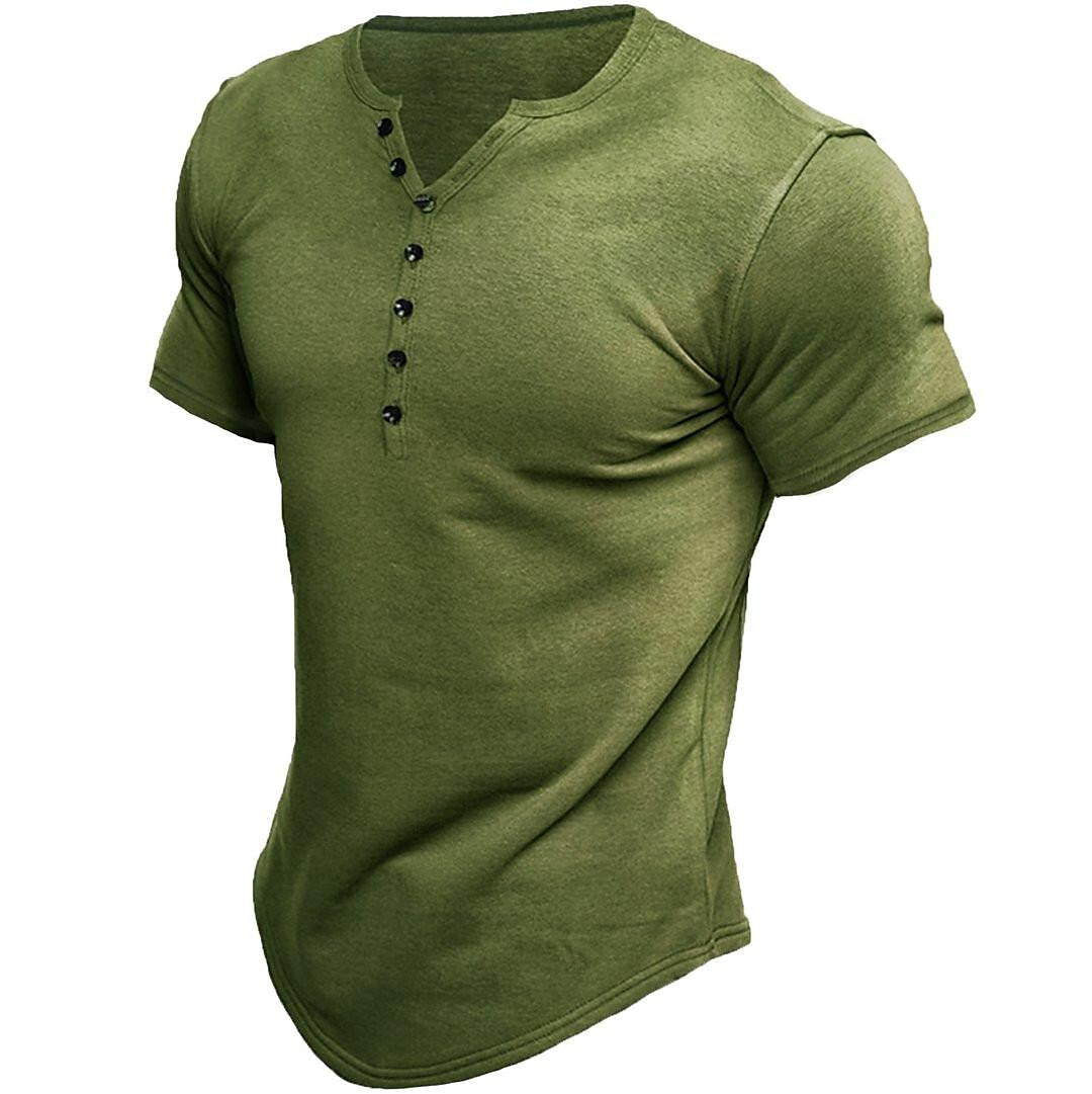 Fudus Short Sleeve Henley Shirt