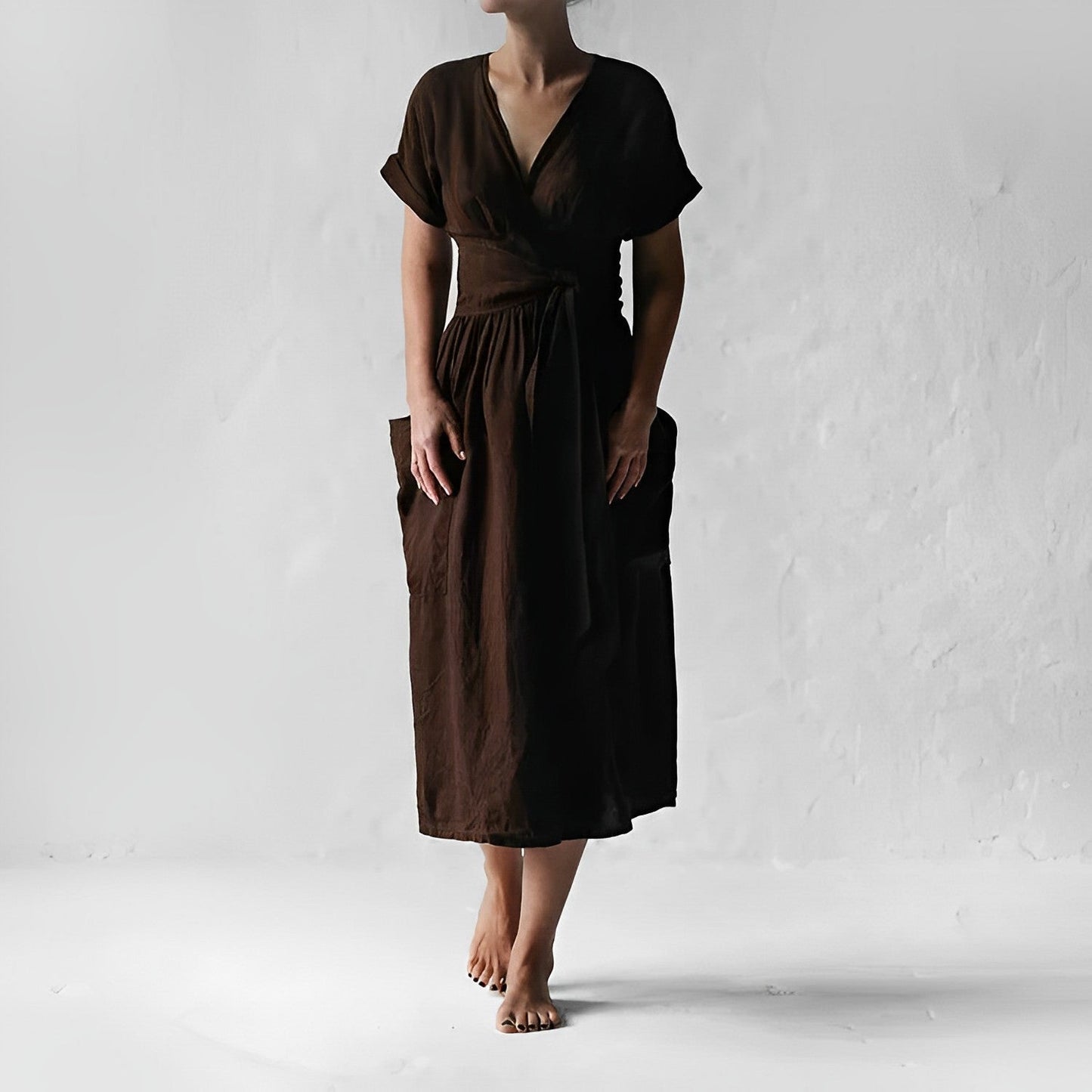 Élégante robe en lin Johanna