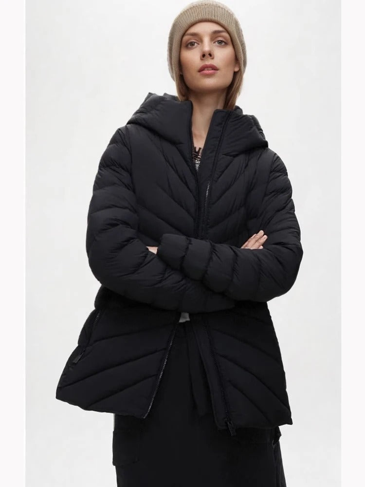 Berg-Feldt | Leichte gesteppte Jacke mit Kapuze