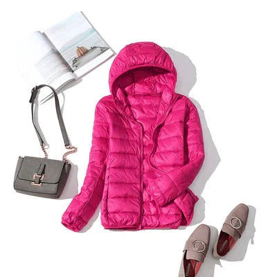 Berg-Feldt | Daunenjacke mit Reibverschluss und Taschen Dina