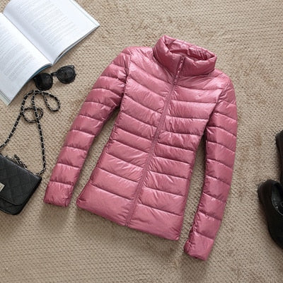 Berg-Feldt | Daunenjacke mit Reibverschluss und Taschen Dina