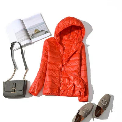 Berg-Feldt | Daunenjacke mit Reibverschluss und Taschen Dina