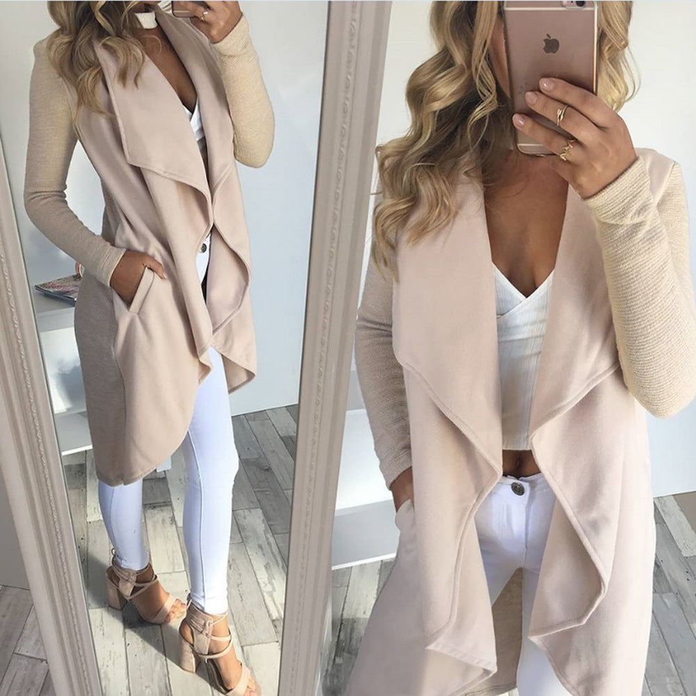 Cardigan douillet ouvert pour femme avec détail drapé de berg-feldt