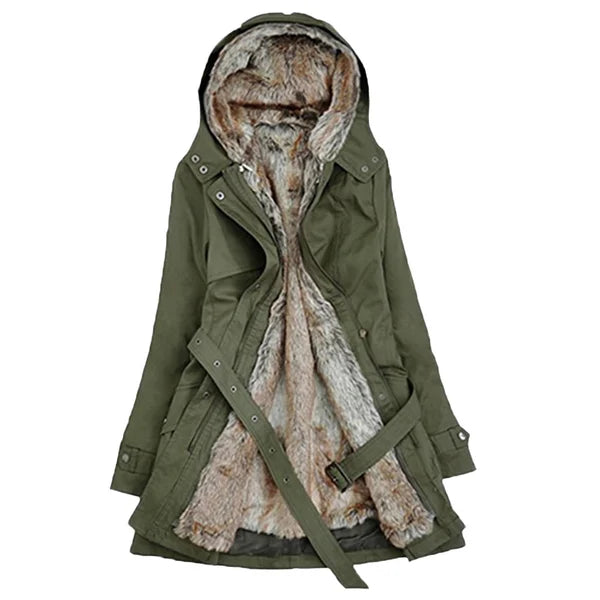 Berg-Feldt | Manteau d'hiver chaud en fourrure