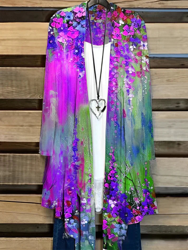 Berg-Feldt | Gilet de loisir pour femme avec peinture à l'huile