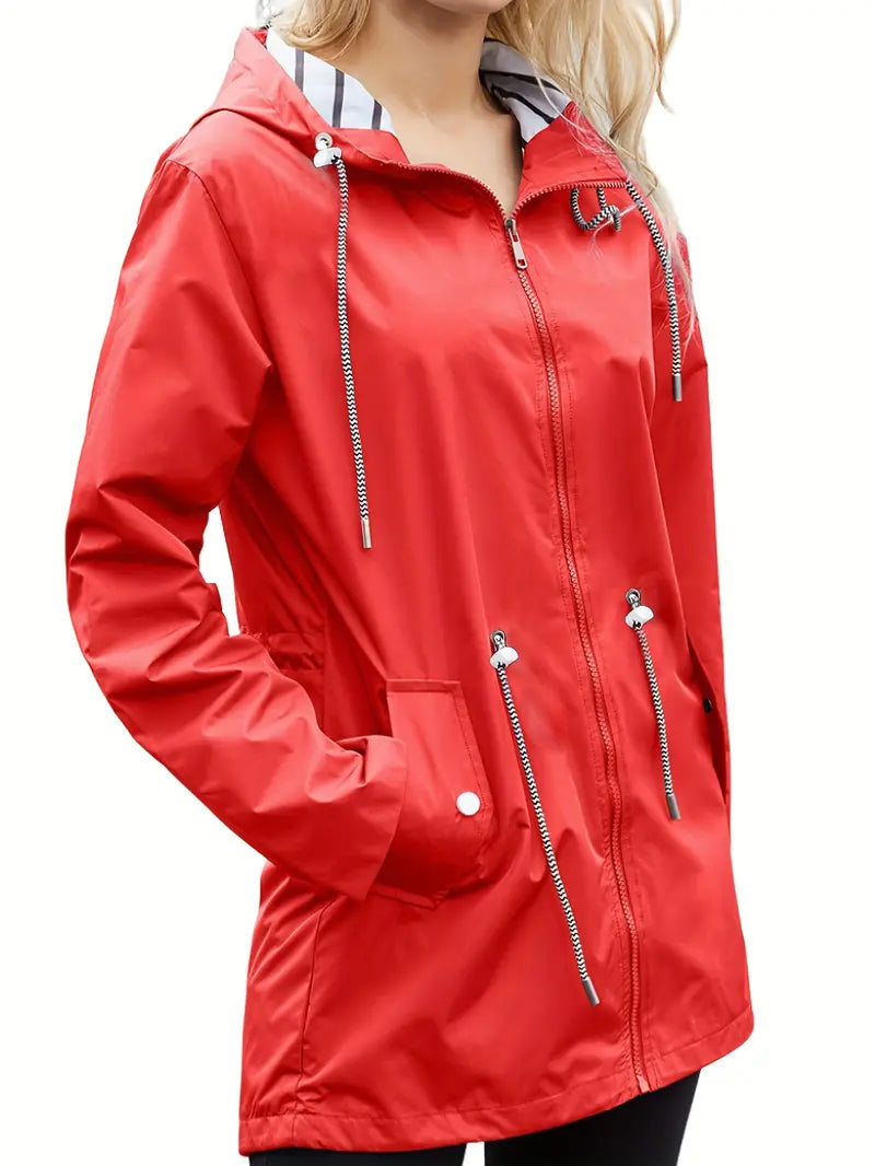 Berg-Feldt | Lässiger Wasserdichter Hoodie mit Langen Ärmeln, Knie-Lang für Frauen Perfekt für Herbst und Winter