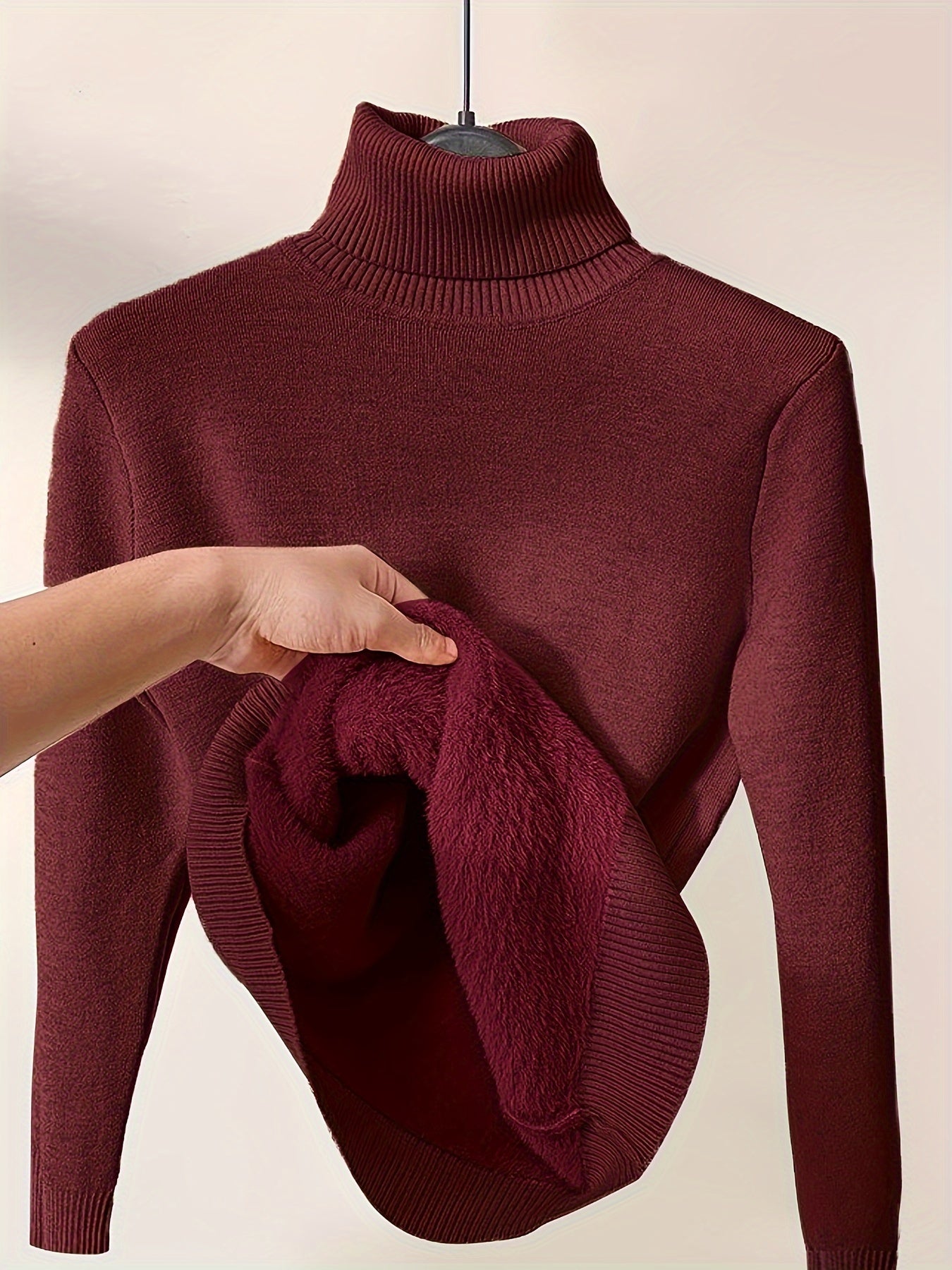 Berg-Feldt | Foret Rollkragenpullover Warm und Weich Perfekt für Den Winter