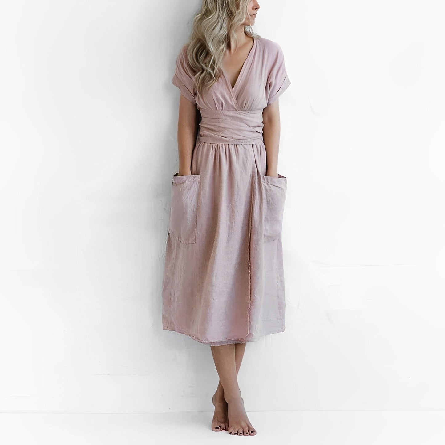 Élégante robe en lin Johanna