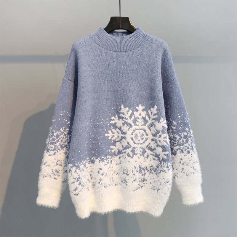 Berg-Feldt | Festlicher Weihnachtlicher Strickpullover Für Damen