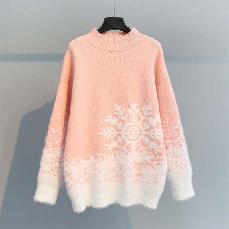 Berg-Feldt | Festlicher Weihnachtlicher Strickpullover Für Damen