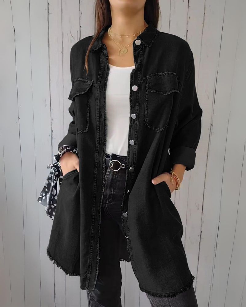 Berg-Feldt | Veste chemise en jean confortable
