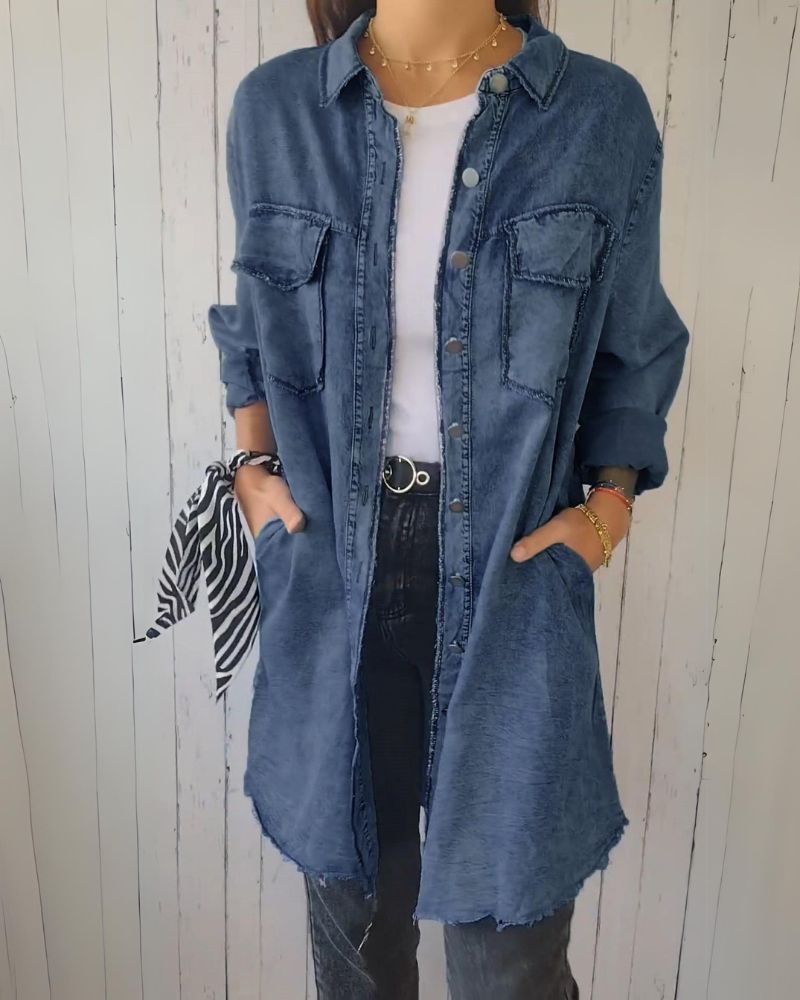 Berg-Feldt | Veste chemise en jean confortable
