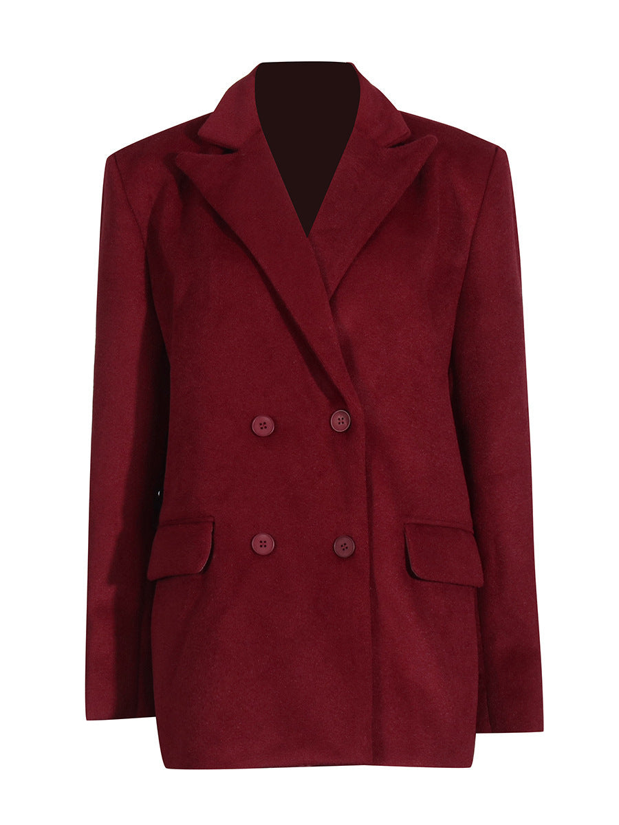 Berg-Feldt | Veste courte en laine chaude pour femme avec ceinture