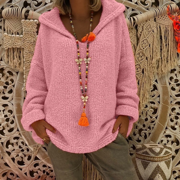 Damen-Kapuzenpullover aus weichem Material mit lässigem Schnitt Berg-Feldt