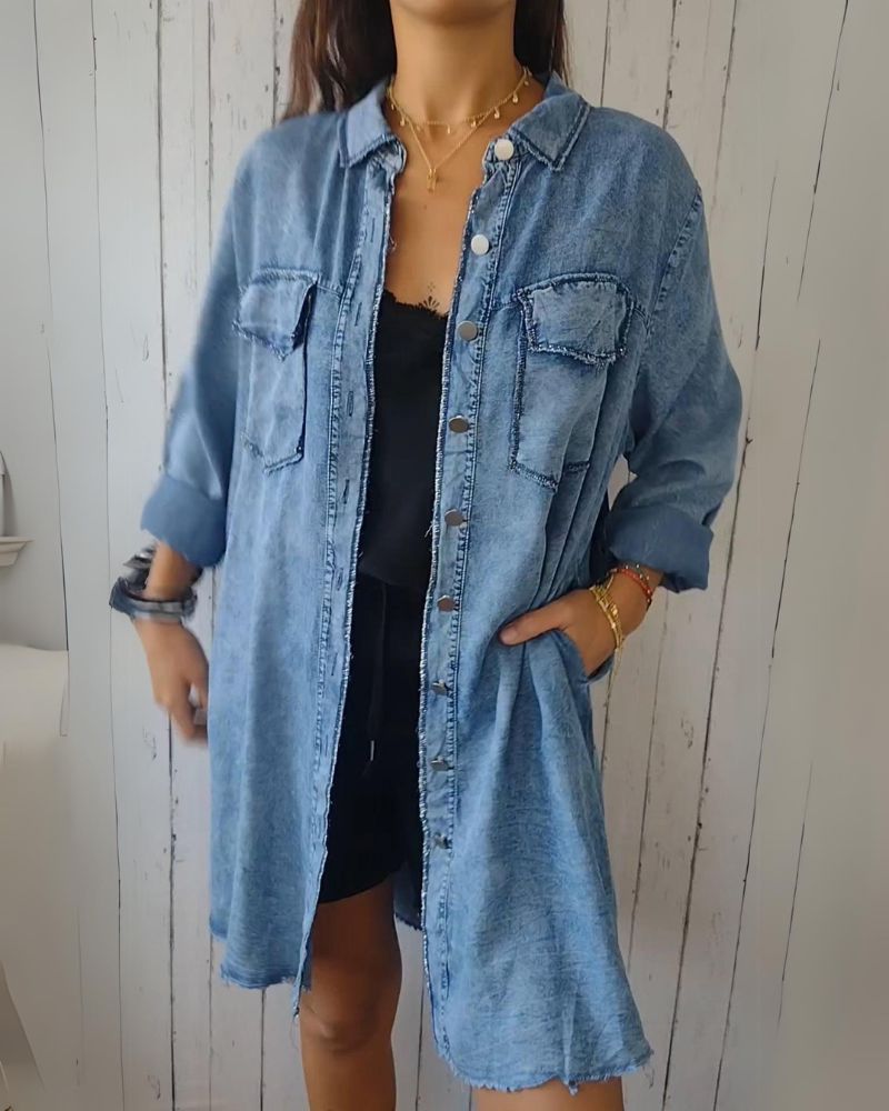 Berg-Feldt | Veste chemise en jean confortable