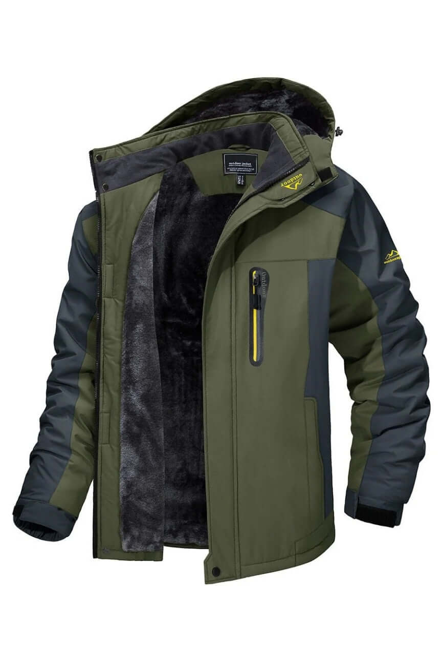 Berg-Feldt | Herren wasserdichte fleecegefütterte Winterjacke