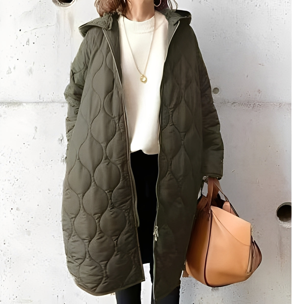 Berg-Feldt | Lässiger Parka-Mantel mit Kapuze für Frauen
