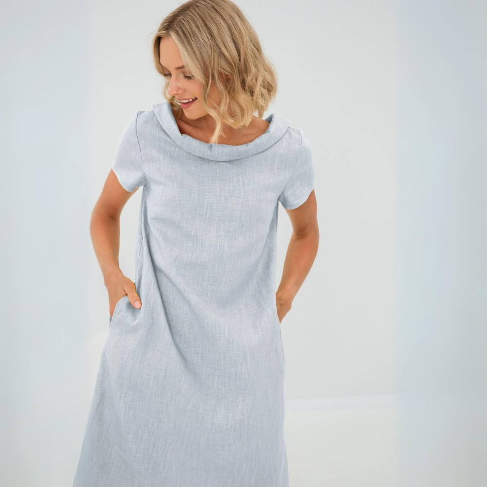 Robe d'été élégante en lin Lara