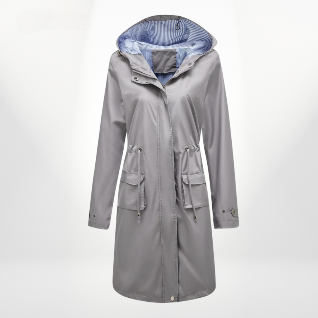 Berg-Feldt | Trench-coat imperméable à capuche pour femme