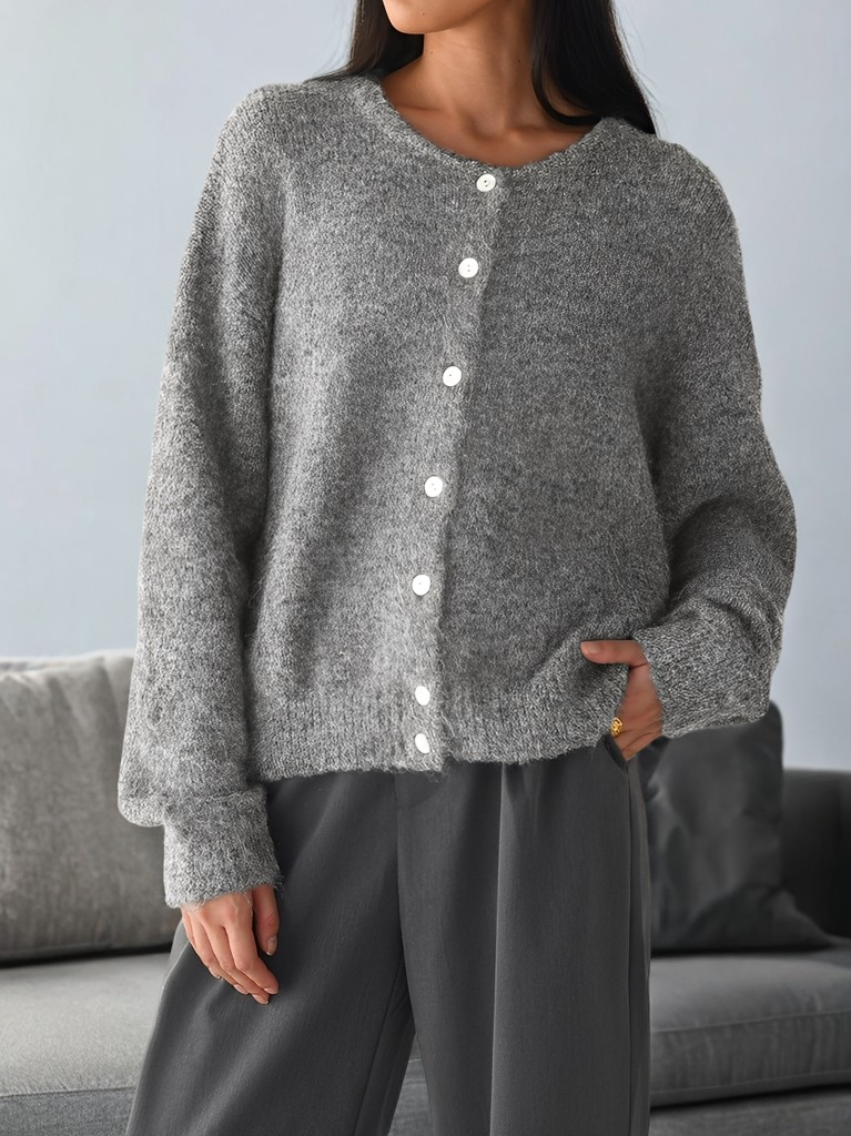 Berg-Feldt | Manteau vintage en laine boutonnée pour femme