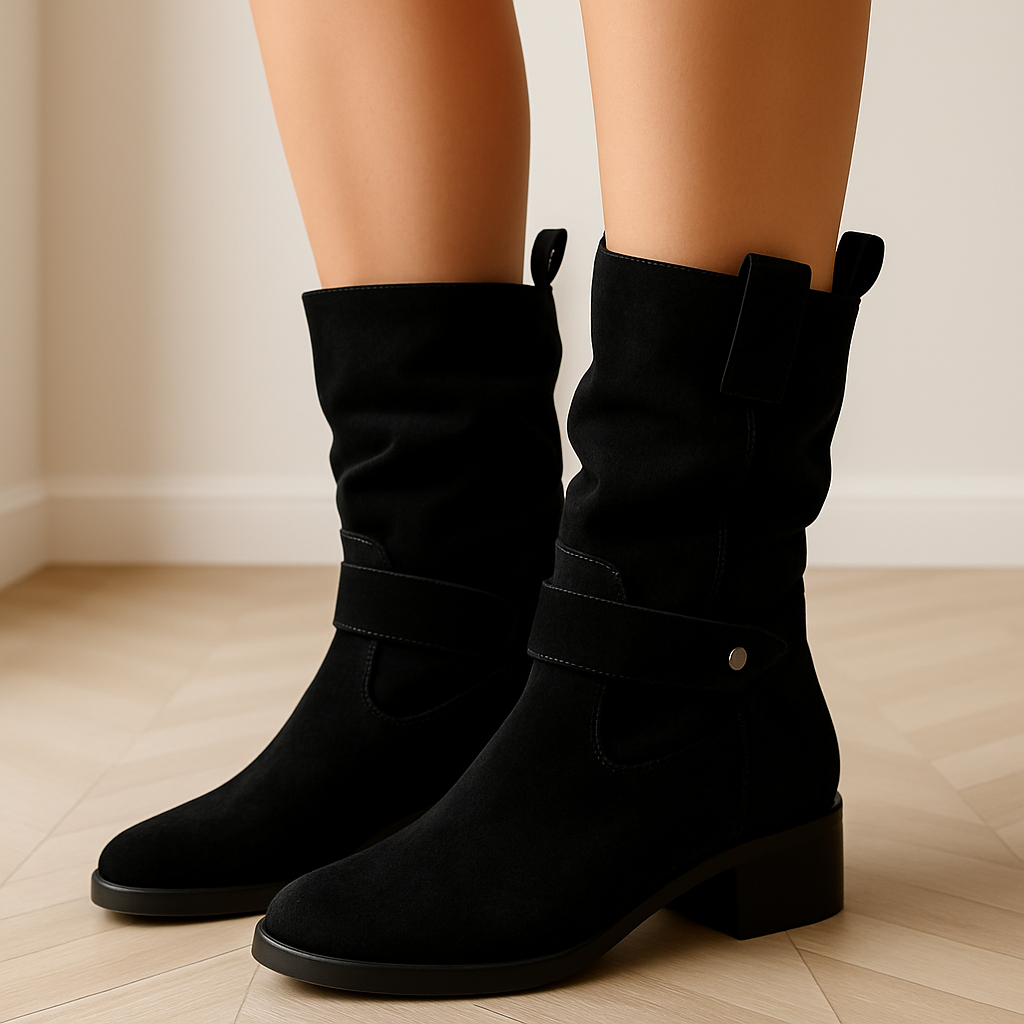 Berg-Feldt | Bottines de Cowboy Confortables pour Femmes avec Petit Talon