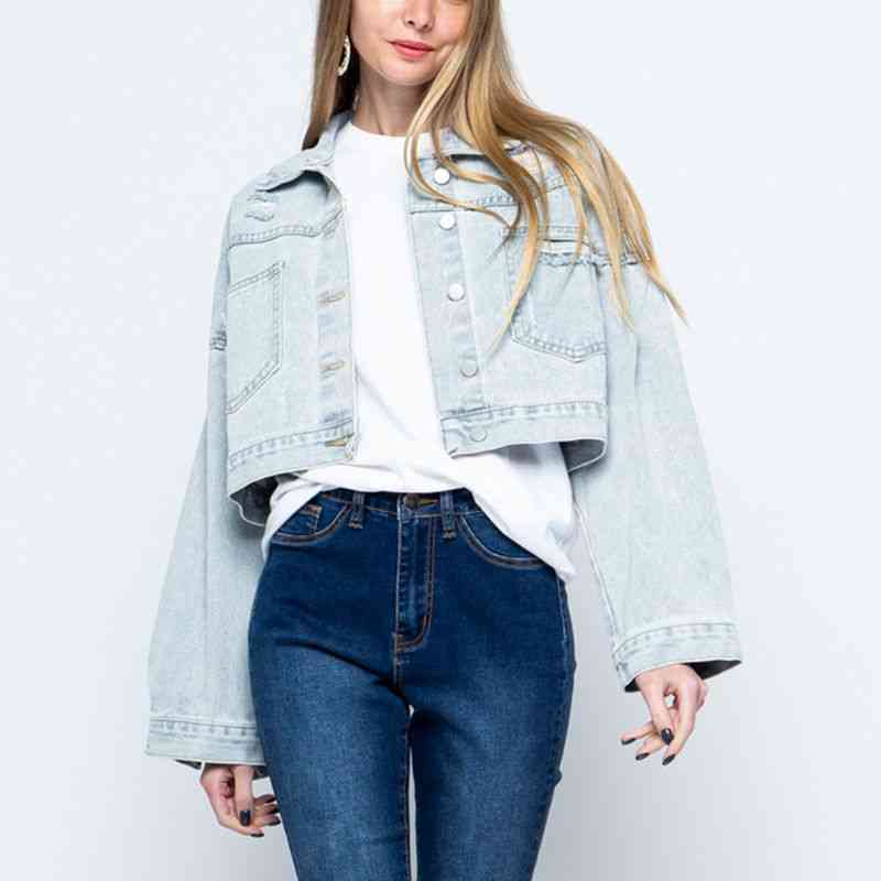 Berg-Feldt | Veste en jean contemporaine à col