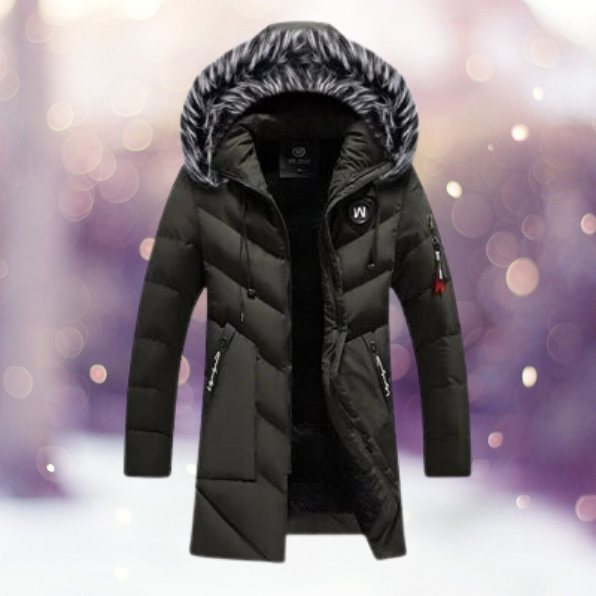 Berg-Feldt | Parka Jack - stilvolle isolierte Damen Außenjacke mit Kunstpelzkapuze