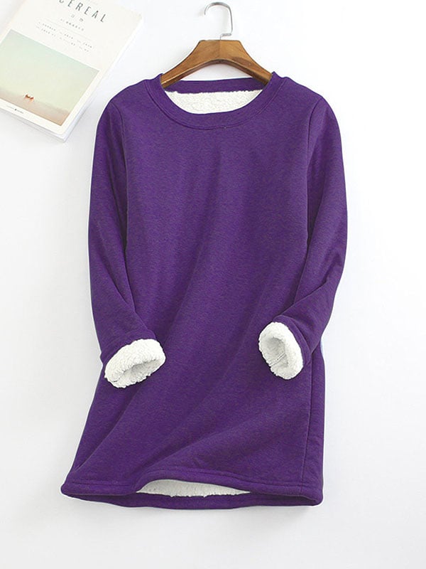 Belen : Sweat-shirt doublé polaire