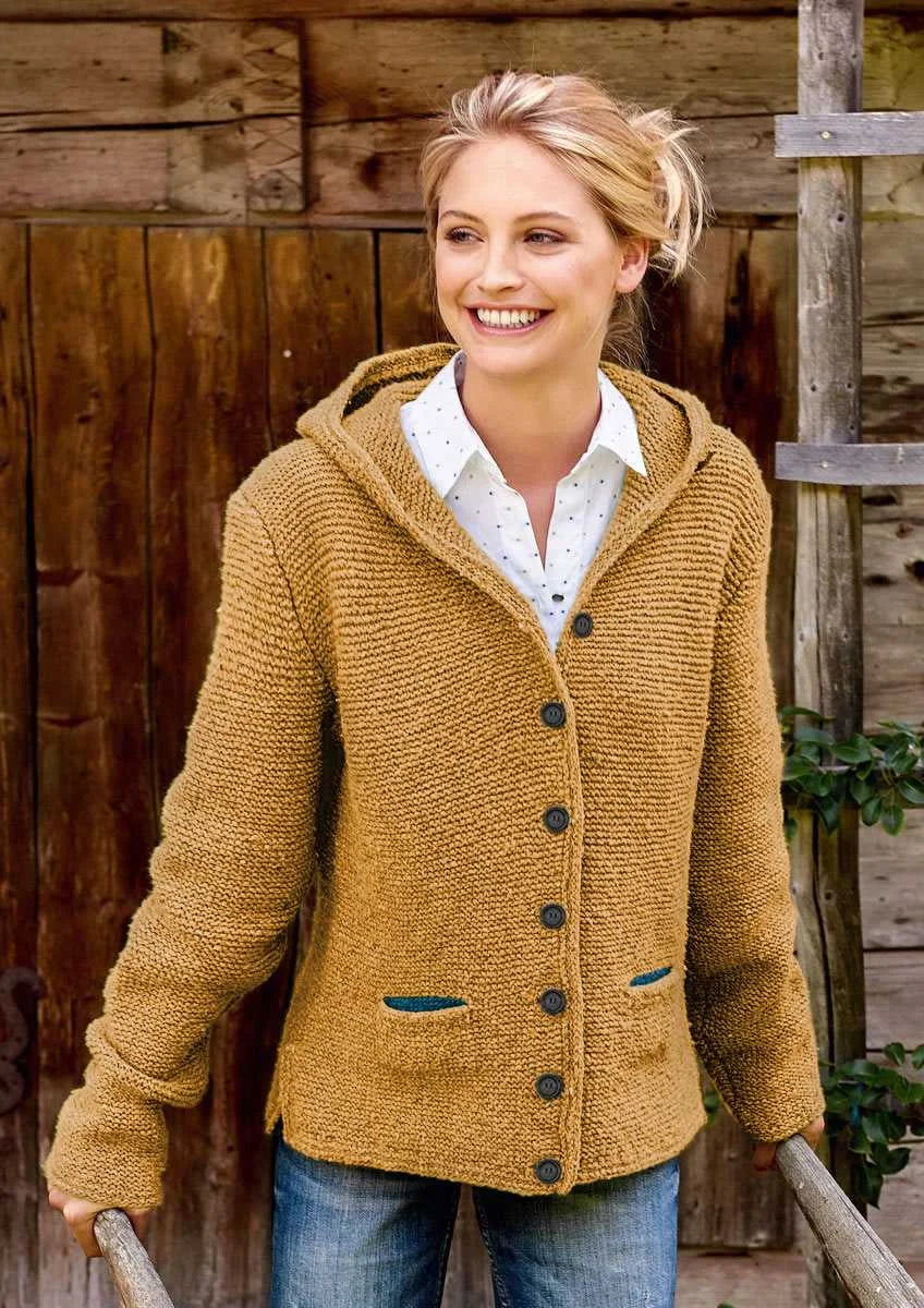 Cardigan à capuche pour femme