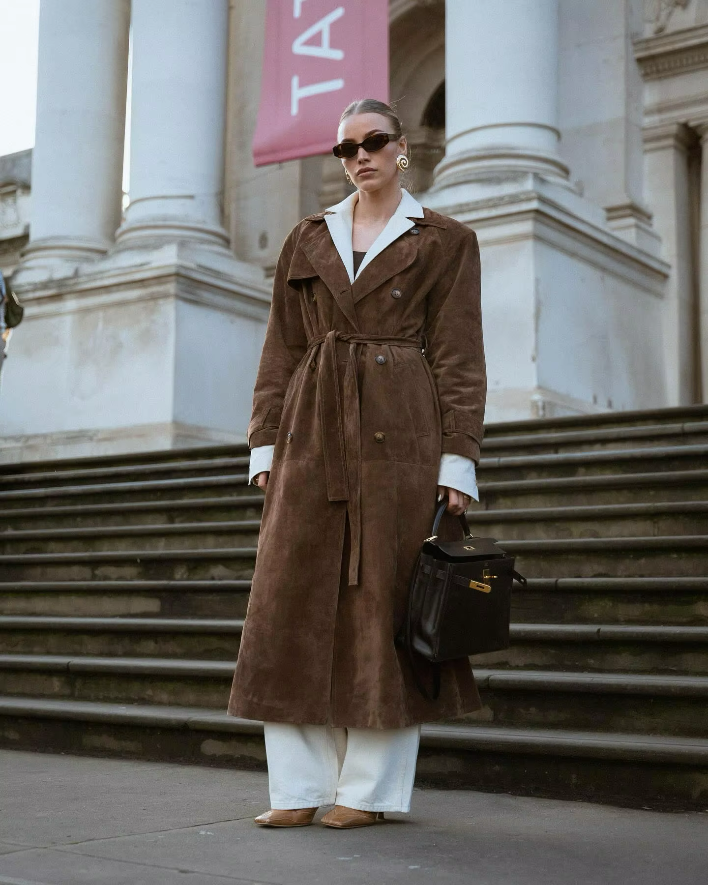 Berg-Feldt | Faux Suede Winterjacke für Damen