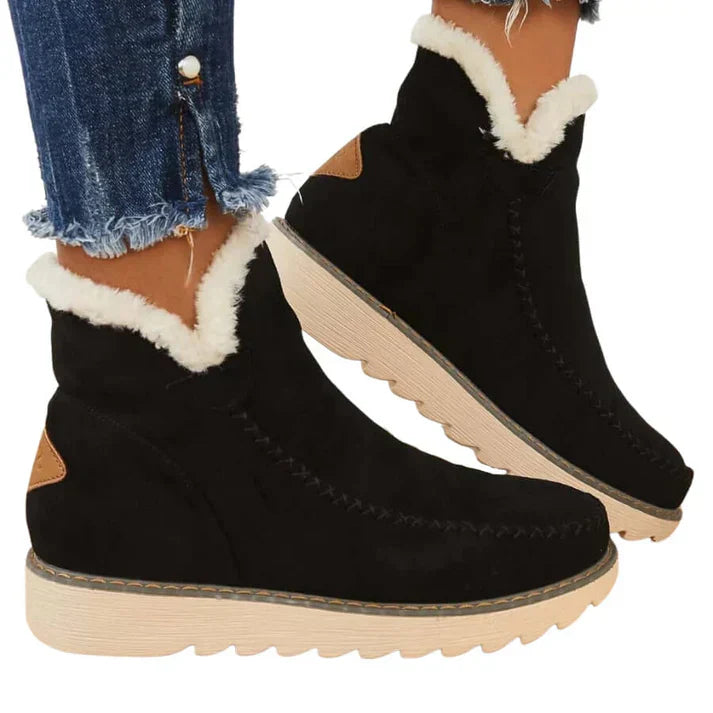 Berg-Feldt | mit Fleece gefütterte Winterstiefel für Damen