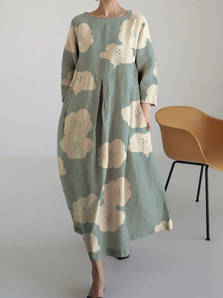 Robe Julia élégante : encolure ronde, coupe moderne