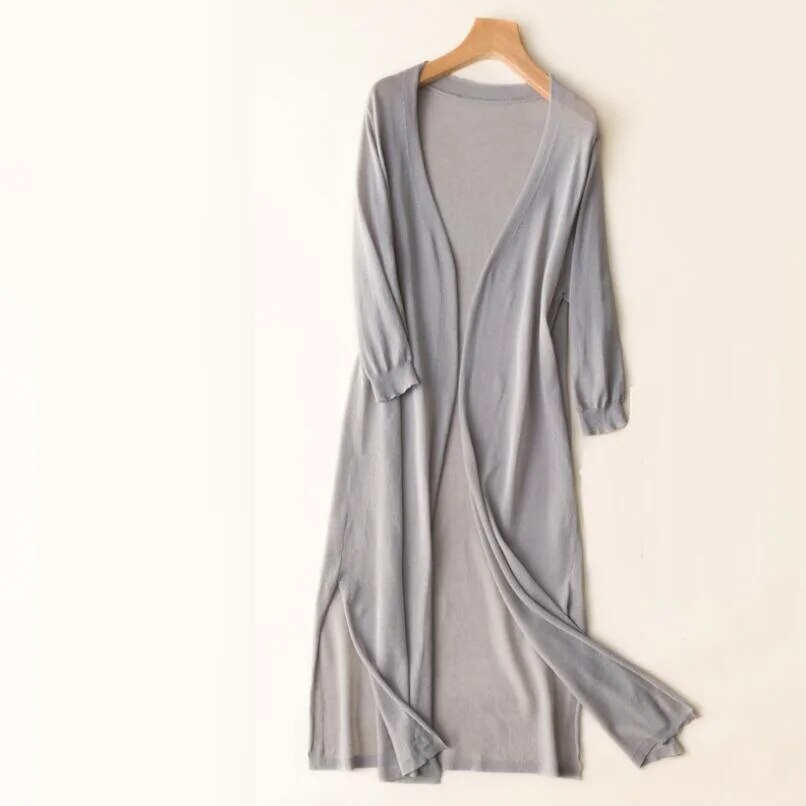 Alyssa Strickjacke - Langer Cardigan