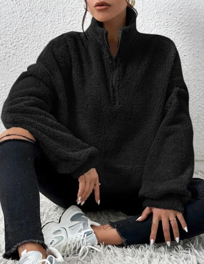 Weicher Fleecepullover Amara