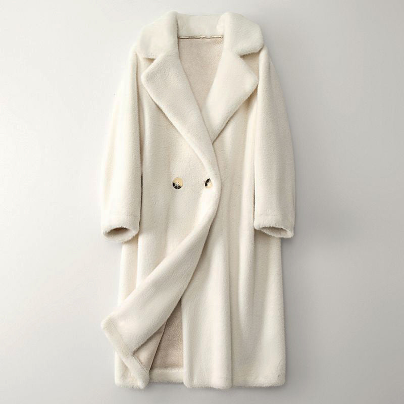Berg-Feldt | Manteau d'hiver beige pour femme