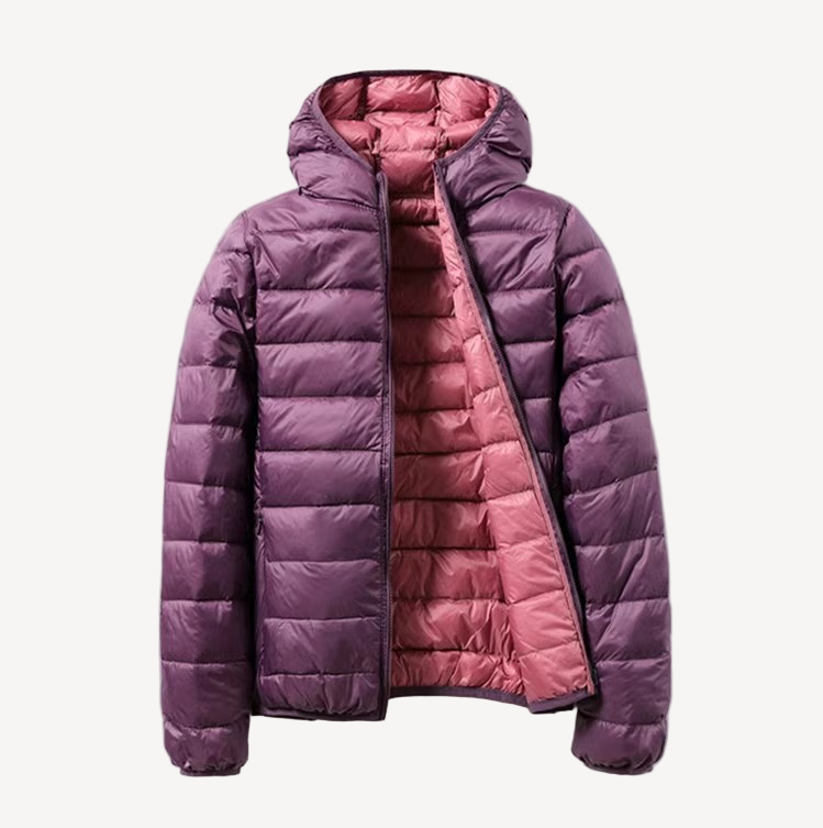 Berg-Feldt | Frauen Leichte Kapuzen Puffer Winterjacke