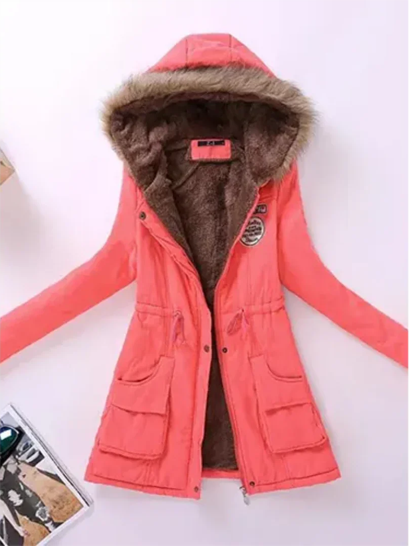 Berg-Feldt | Veste d'hiver à capuche et doublure pour femme, idéale pour un usage quotidien