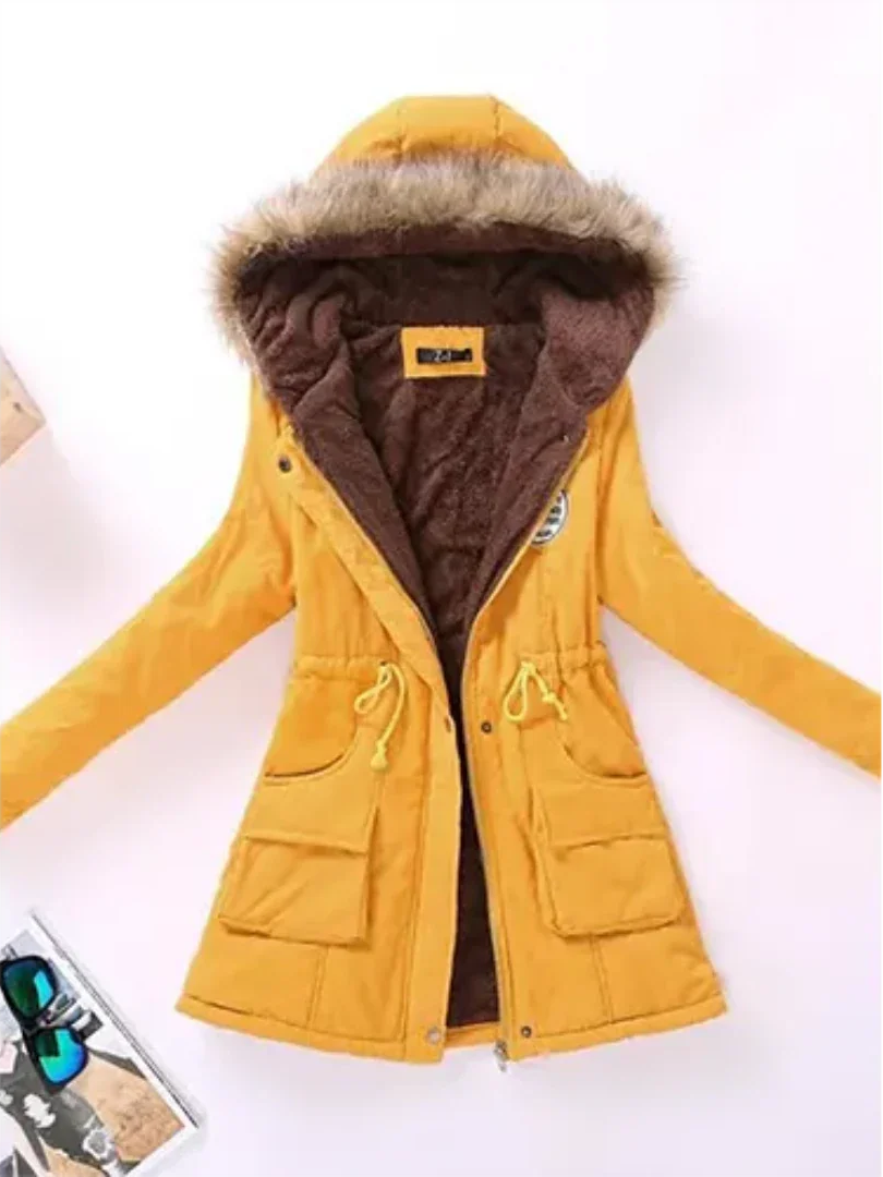 Berg-Feldt | Veste d'hiver à capuche et doublure pour femme, idéale pour un usage quotidien
