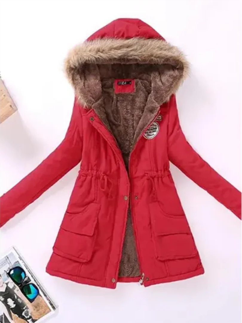 Berg-Feldt | Veste d'hiver à capuche et doublure pour femme, idéale pour un usage quotidien