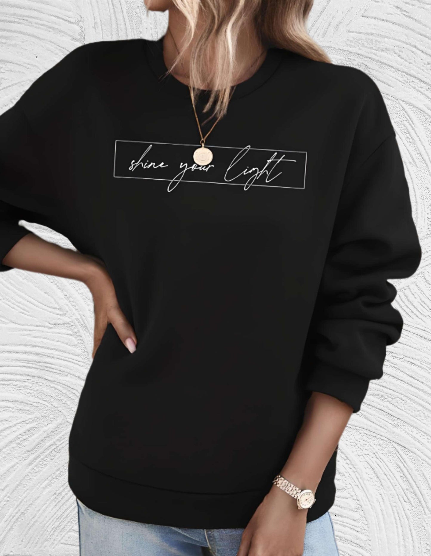 Berg-Feldt | Lässiges Sweatshirt mit Motivierendem Druck