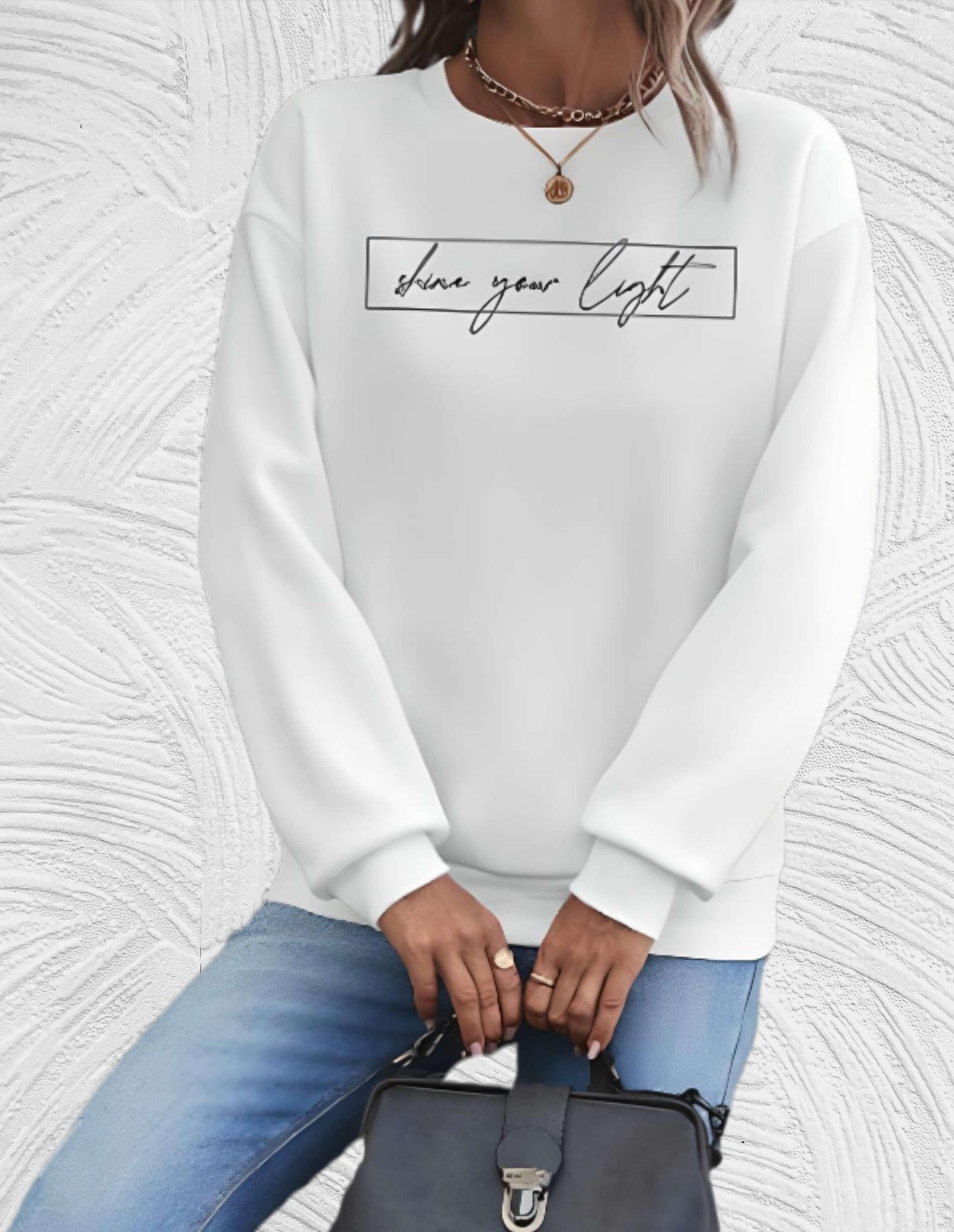 Berg-Feldt | Lässiges Sweatshirt mit Motivierendem Druck