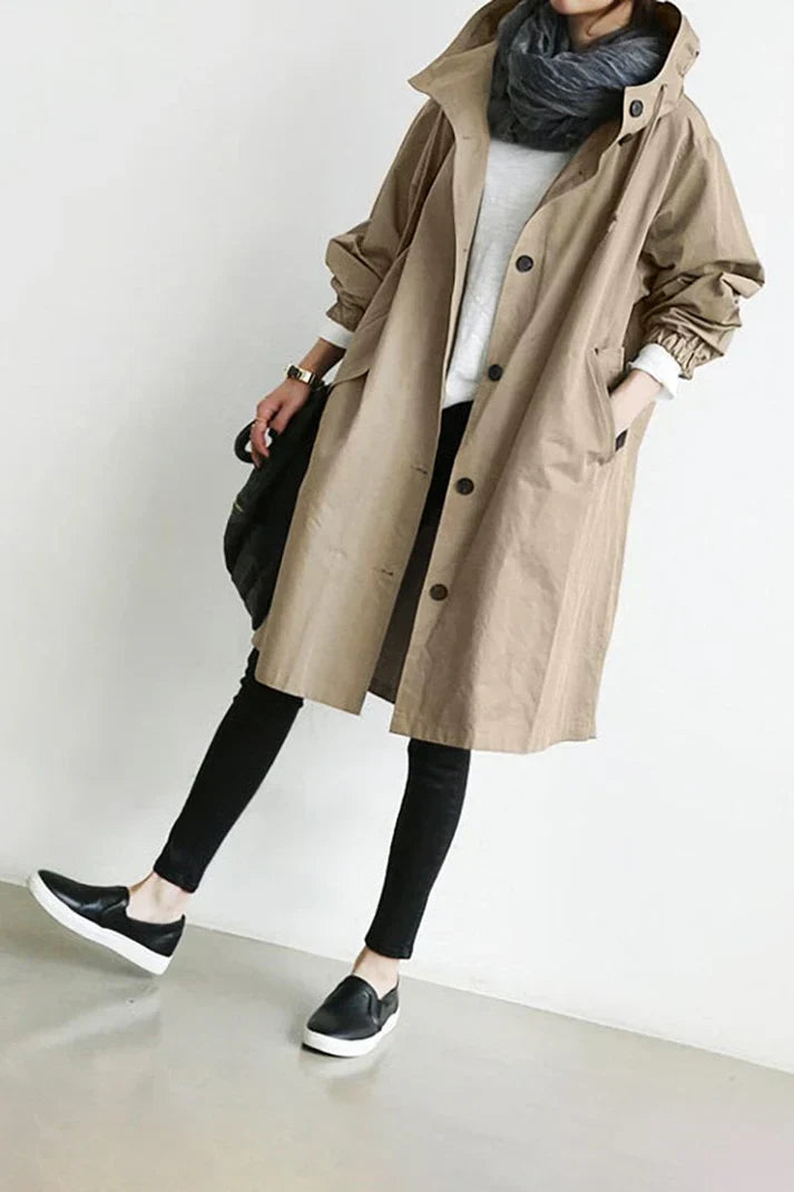 Berg-Feldt | Trench-coat Grande Taille Femme Style Chic et Élégance Décontractée