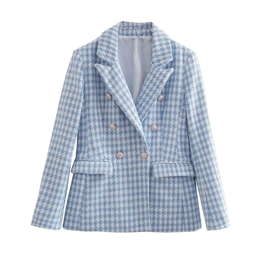 Blazer classique en tweed : Un style intemporel