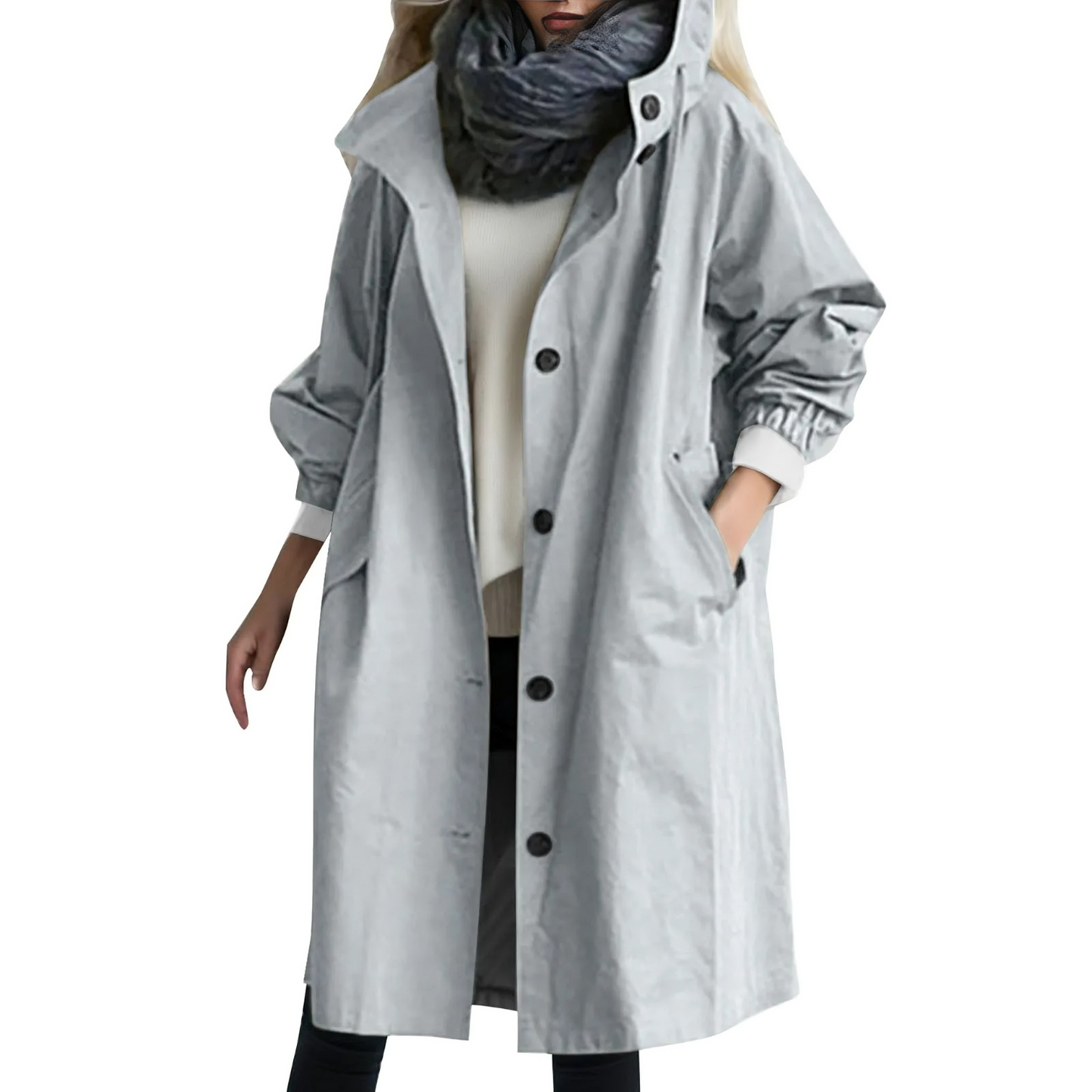 Berg-Feldt | Trench-coat à capuche coupe-vent pour femme