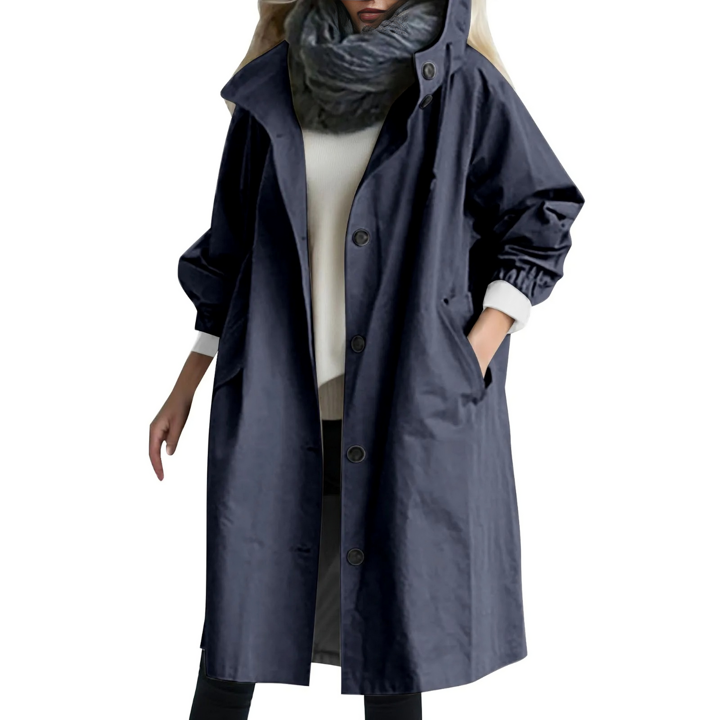 Berg-Feldt | Trench-coat à capuche coupe-vent pour femme