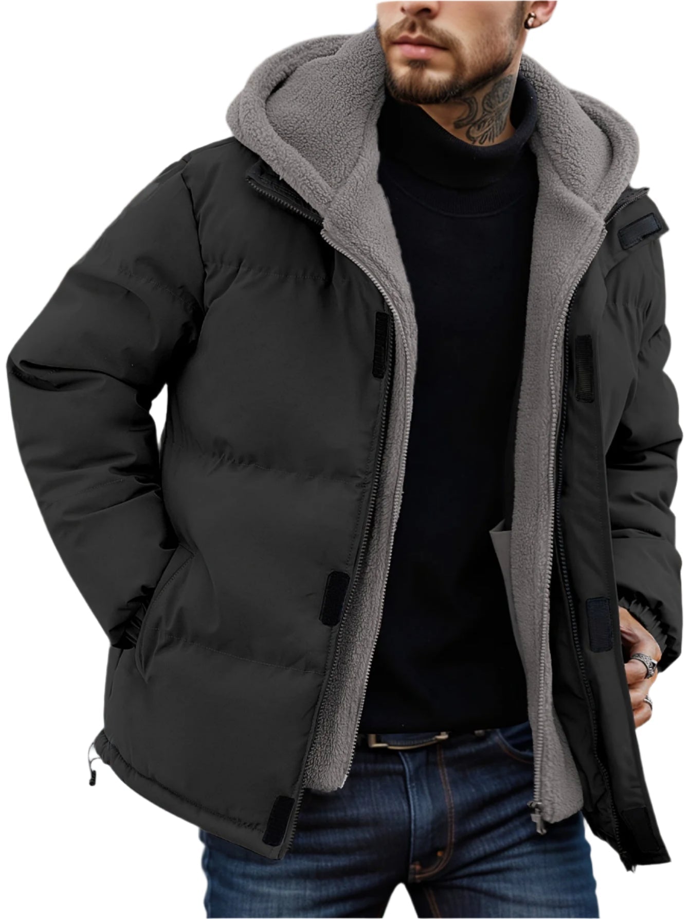 Berg-Feldt | Veste à capuche d'hiver 2-en-1