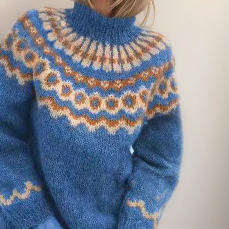 Pull col roulé doux et chaud Ava